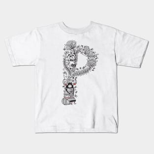 Letter P (Buu&Luu Alphabet) Kids T-Shirt